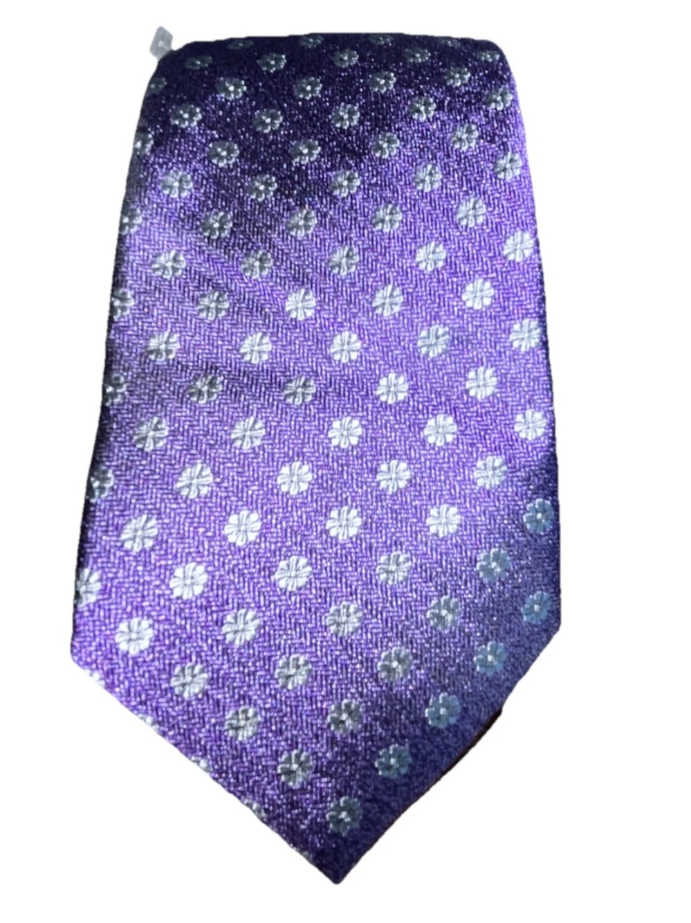 Designer JOSEPH ABBOUD BRAND Purple & gold floral men’s LUXURY TIE NWT $69.50